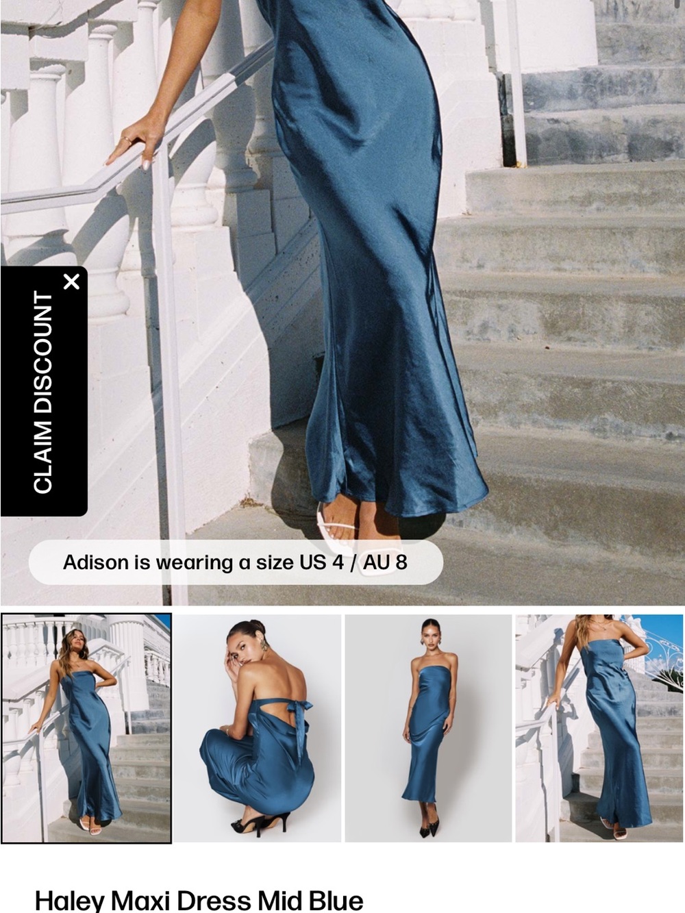Princess Polly Lavender Satin Cowl Maxi Dress - Picture 5 of 5